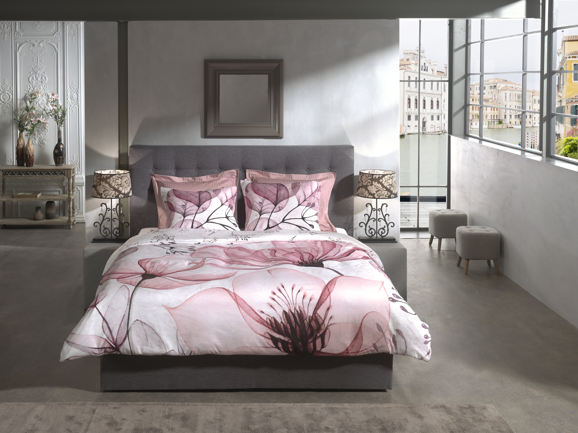 Heckettlane Bettwäsche ca. 155x220cm in Farbe Pink