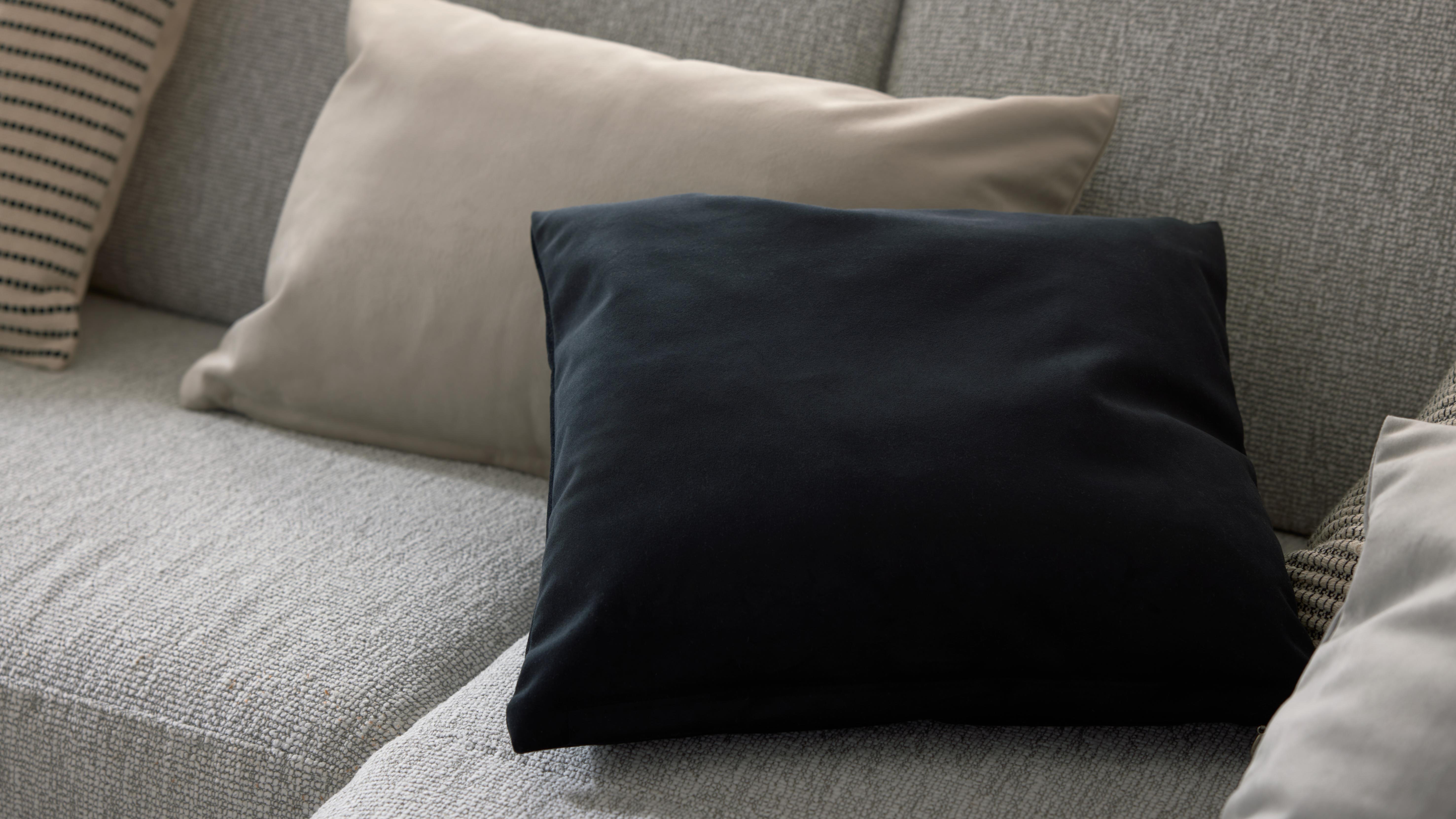Interliving Kissenhülle IL-9120 ca. 45x45cm in Farbe Schwarz