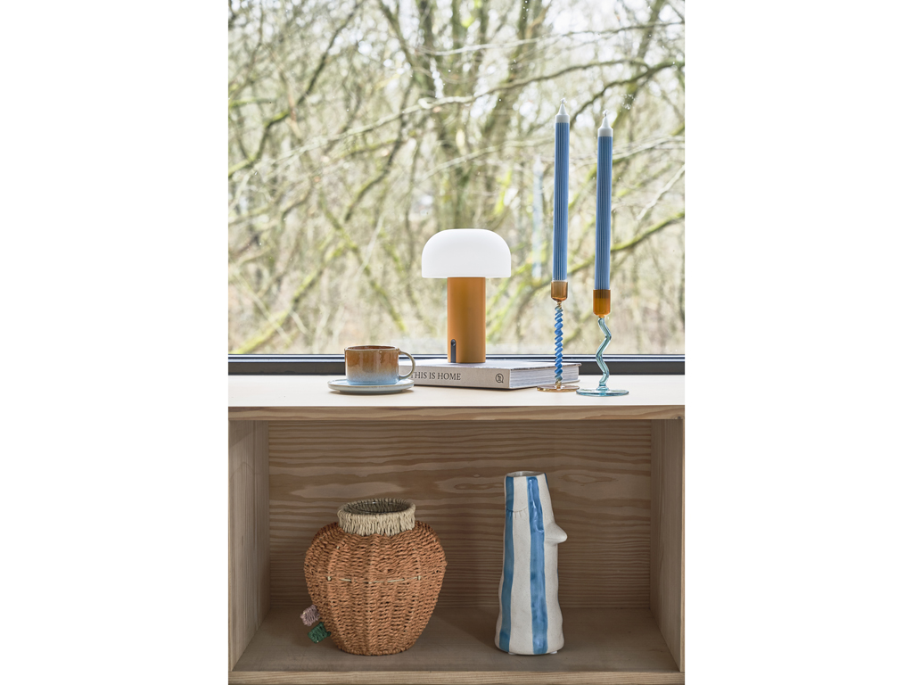 Villa Collection Stabkerze 2,2 cm in Farbe blau