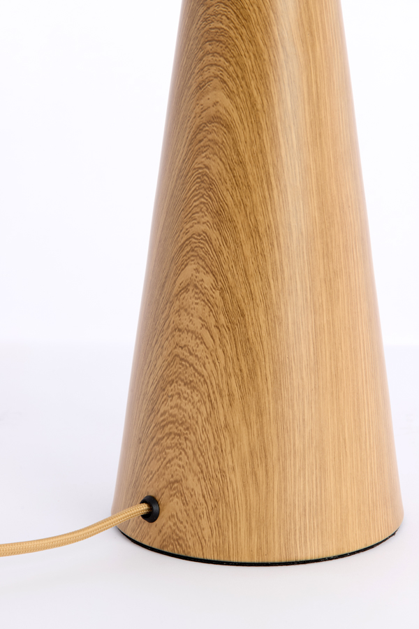 Light & Living Lampenfuß DINAN in Farbe natur, Lampe, Holz, Lampenschirm