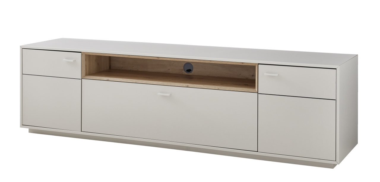 Ideal Möbel TV-Unterteil CORUNA B/H/T ca.210x57,5x49,9cm in Front/Korpus Kaschmir Melamin