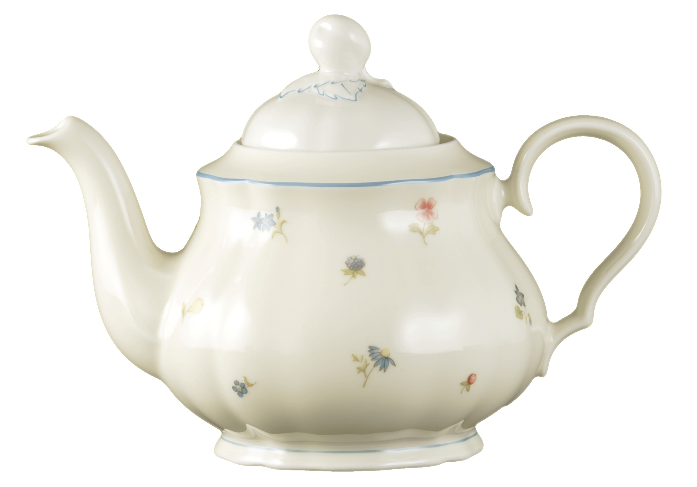Seltmann Weiden Teekanne 1,10 l Marieluise 30308 Streublume , Kochgeschirr, Topf, Töpferei, Teekanne