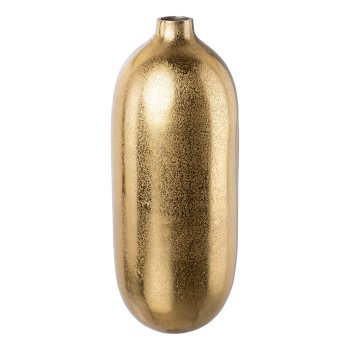 Flaschen-Vase 17x17x41cm 6422607-39 in Gold Gasper Aluminium Flaschen-Vase BASE in Farbe Gold