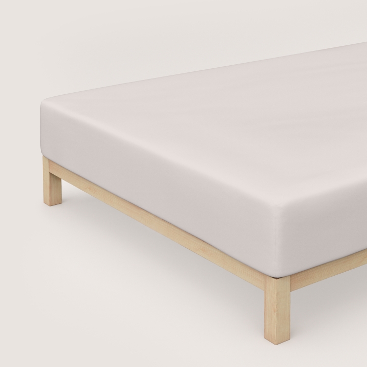 Schlafgut Pure Boxspring Spannbettlaken ca. 180x200-200x220cm in Farbe Sand Light