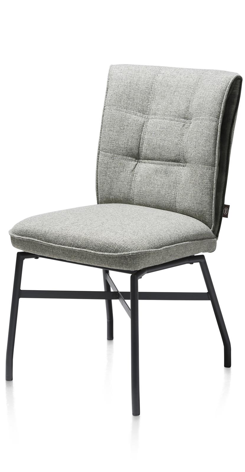 Henders & Hazel Stuhl  EDEN ca. B50 H91 T69 cm in Leder/Stoffkombi Taurus