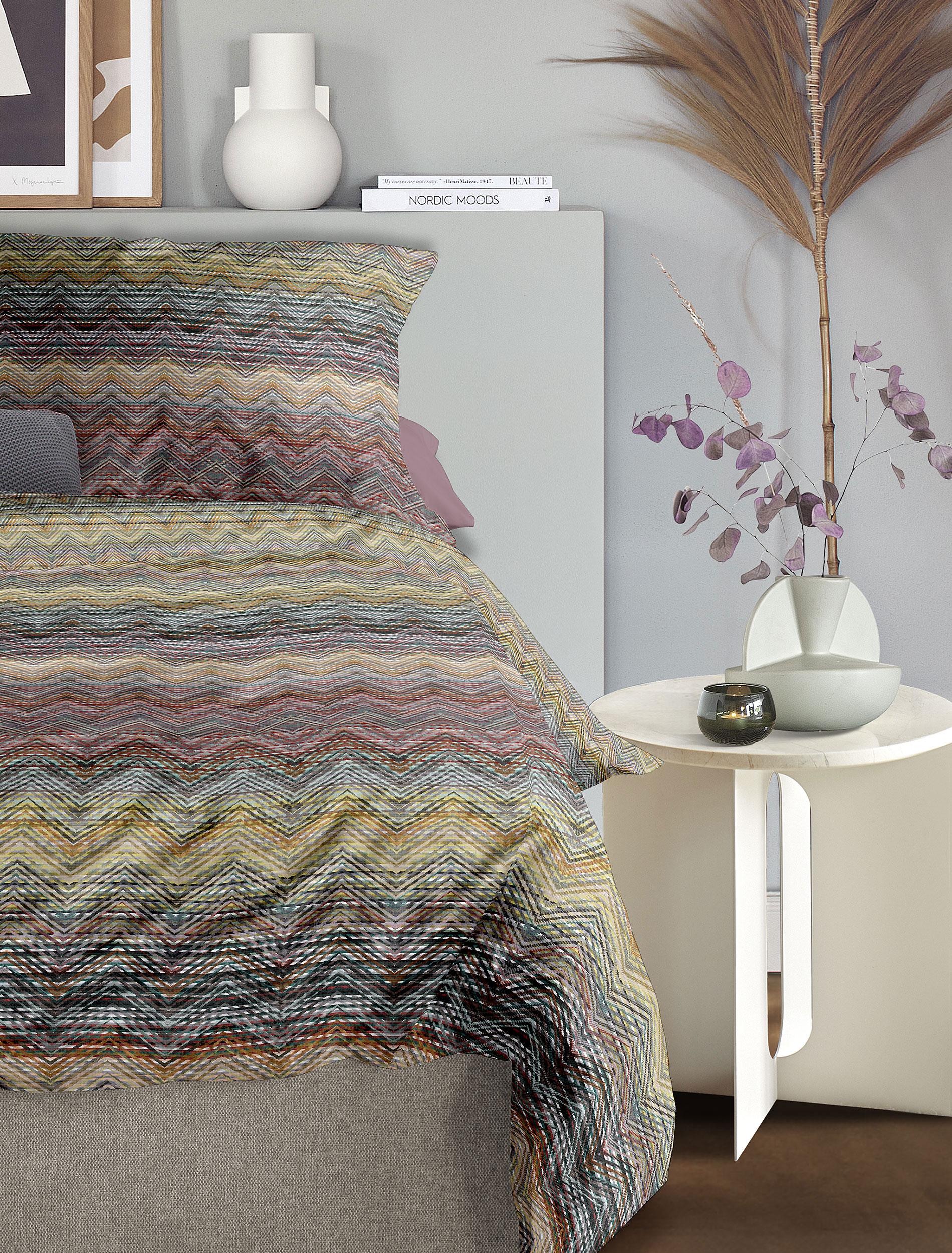 Irisette Mako-Satin Bettwäsche WAVE ca. 135x200cm in Farbe multi, Moebel, Bett, Dekoration für Zuhause, Bettlaken