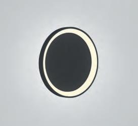 B-Leuchten LED-Deckenleuchte AARON in schwarz