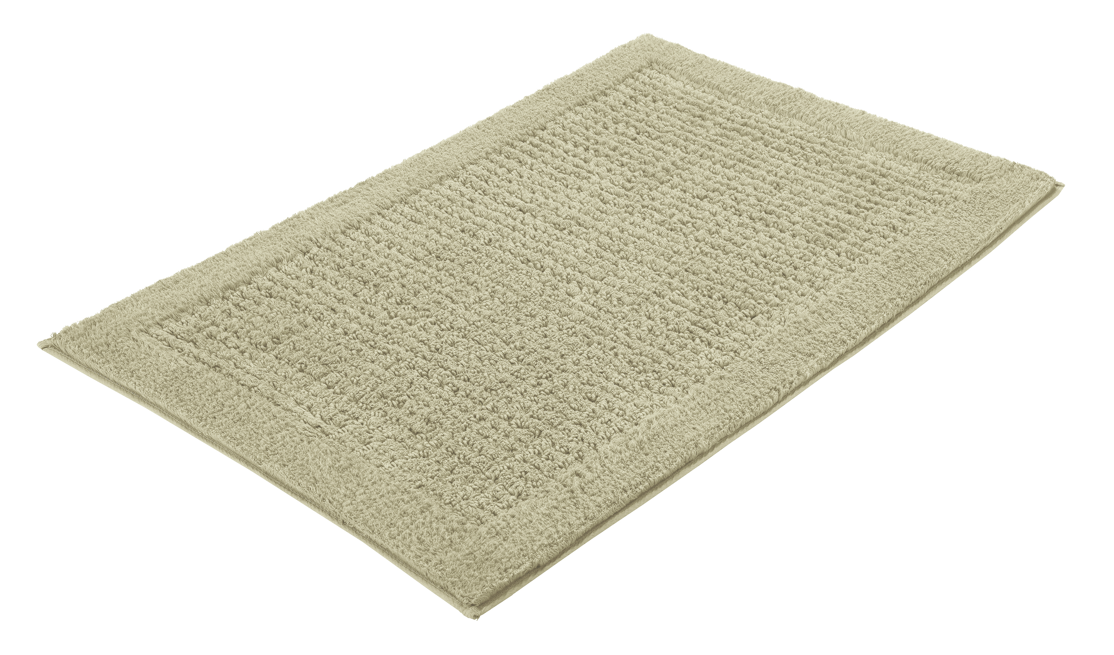 Kleine Wolke Badteppich NET ca. 70x120cm in Farbe Schilf