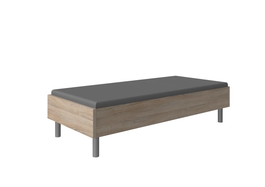 Wimex Bettgestell Easy Beds Comfort, ca. 100 x 200 cm in Eiche sägerau