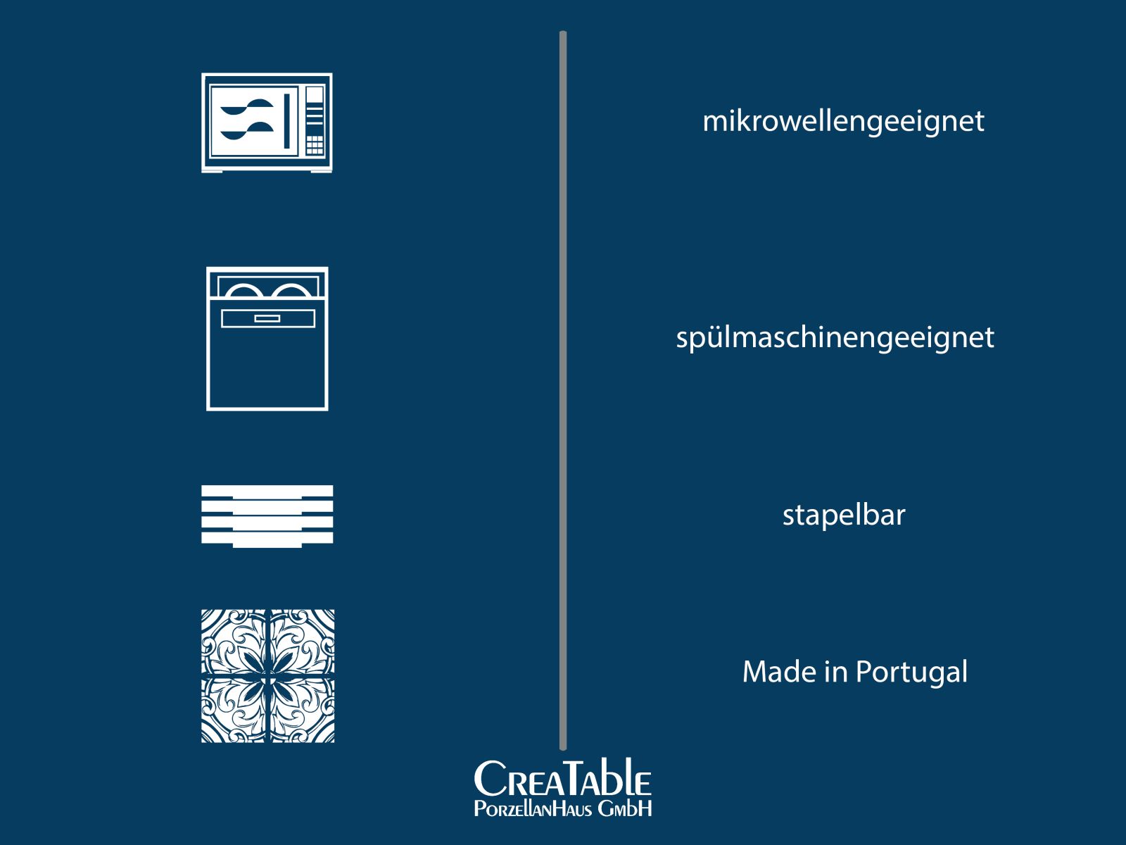 CreaTable Tellerset 12-tlg. Catania in Farbe Anthrazit-sand matt