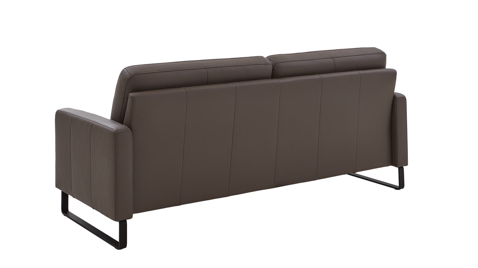 Carina Polstermöbel Sofa 3-sitzig XL ANUK in Leder Soft-Line elephant