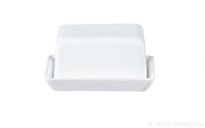 ASA Selection Butterdose Grande in Farbe weiß glänzend