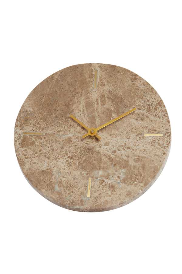 Uhr MORENO  in Marmor braun