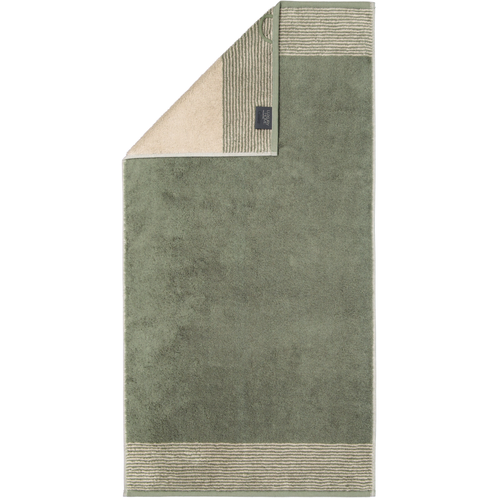 Cawö Handtuch 50x100cm TWO TONE 50x100 in Farbe 34 field