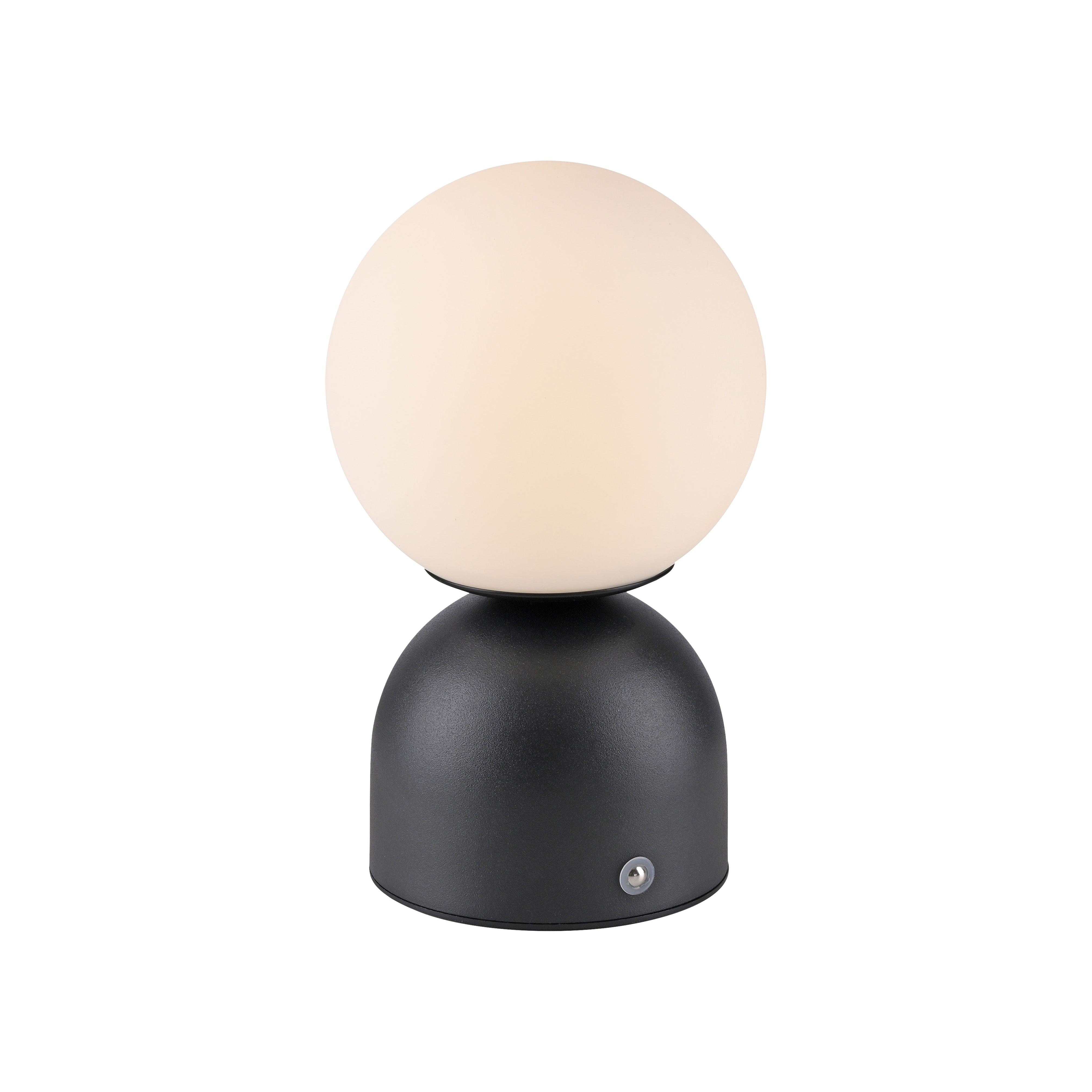 SCHÖNER WOHNEN-Kollektion LED-AKKU-Tischleuchte RUDI in Schwarz SCHÖNER WOHNEN-Kollektion LED-AKKU-Tischleuchte RUDI in Schwarz, Lampe, Kugel, Tischlampe