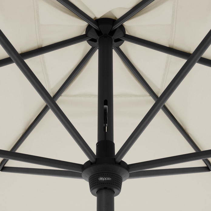 Doppler Kurbelschirm MYZONE AUTO TILT ca. 300x200cm in Farbe natur
