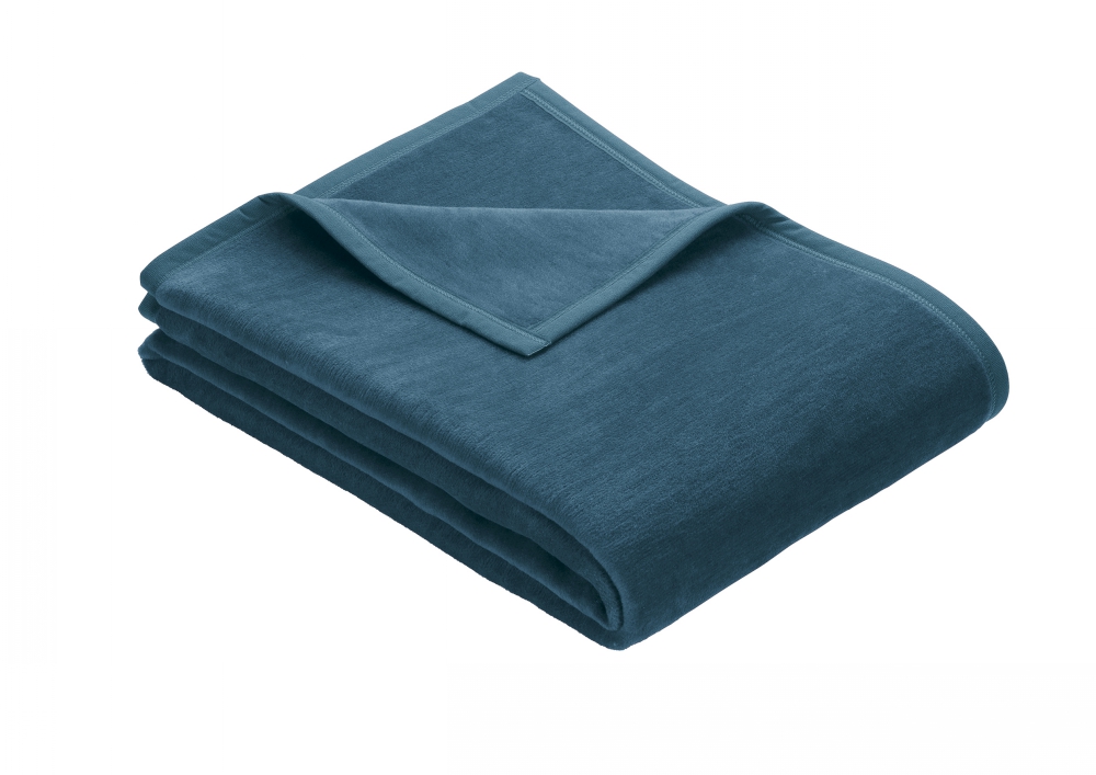 Ibena Uni-Decke PORTO 150x200cm in Farbe petrol