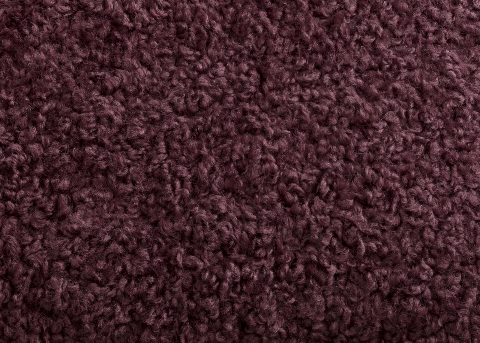Coco Maison Kissen TEDDY ca. B45 T45 cm in Stoff bordeaux