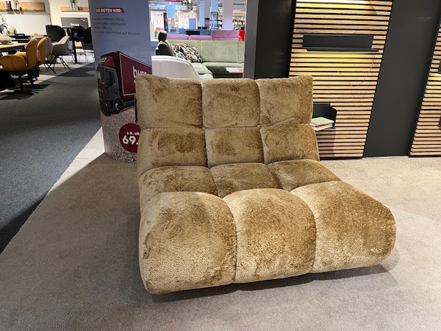 Candy Sessel in Stoff Shaun old gold , Moebel, Person, Lastwagen, Chaiselongue, Couch