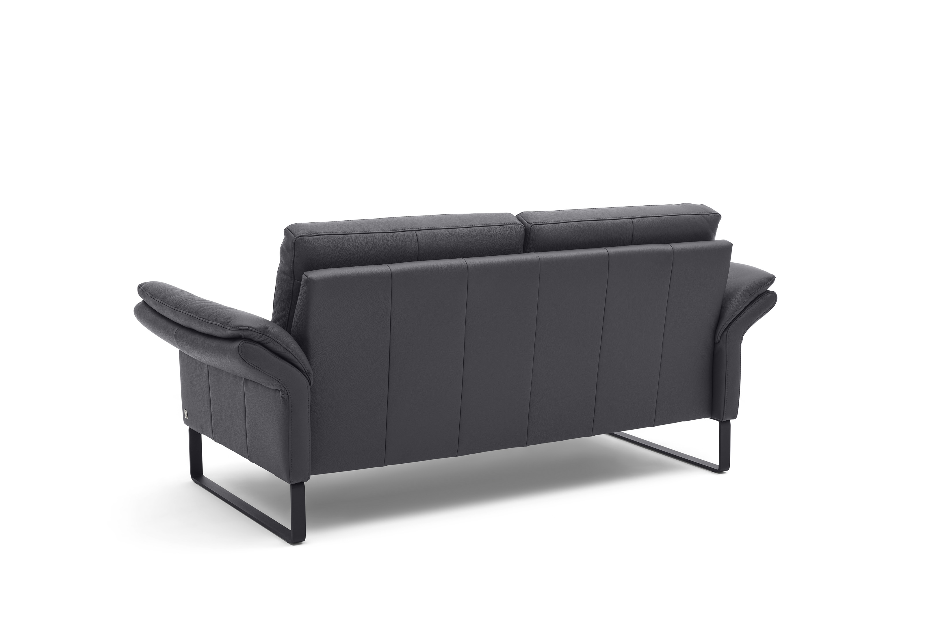 Musterring 2,5-Sitzer MR 385 in Dickleder Fango, Couch, Mobiliar, Stuhl, Kissen, Sessel