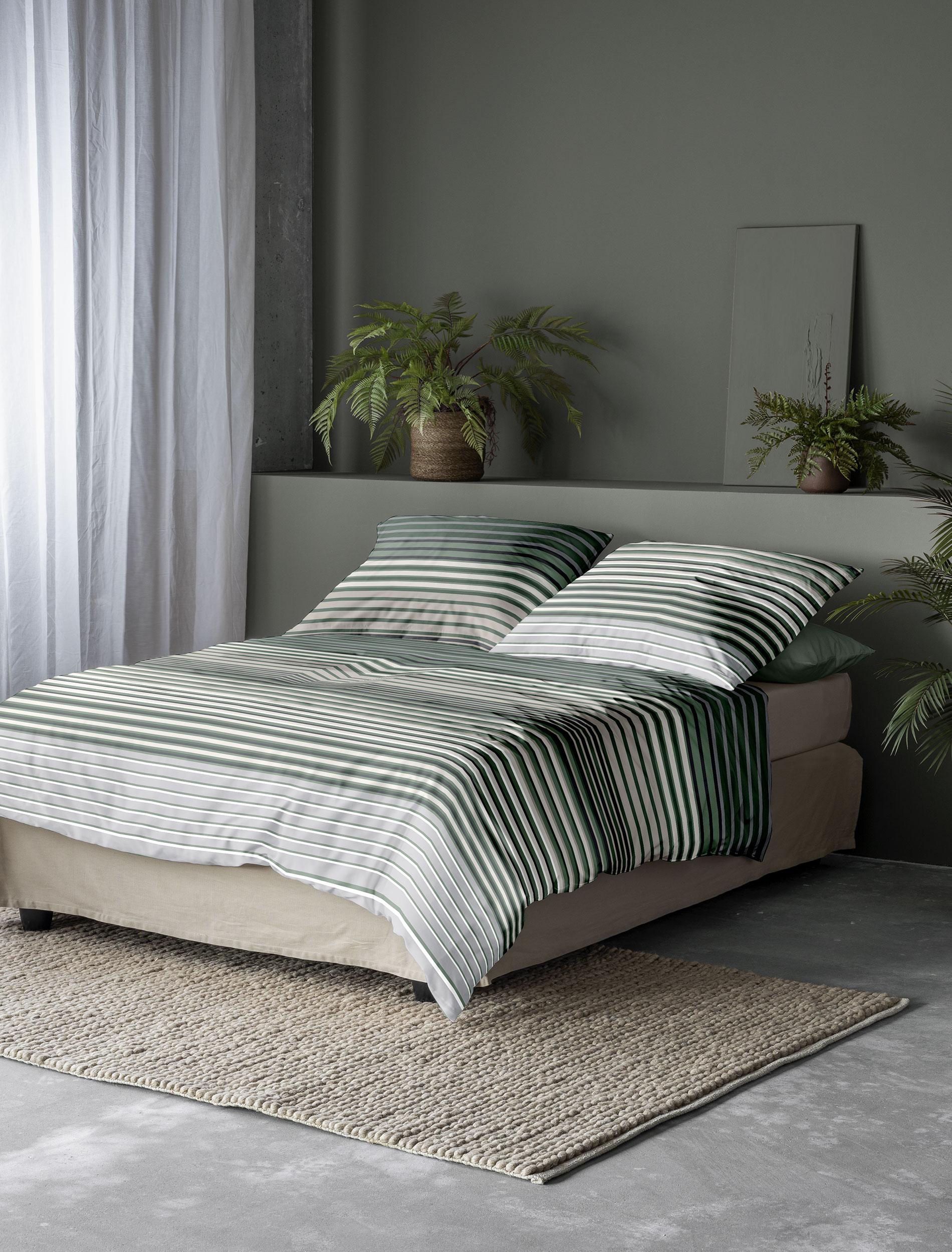 Irisette Tencel-Satin Bettwäsche LOTUS ca. 155x220cm in Farbe salbei