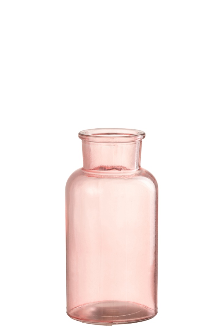 Vase in Rosa, Glass